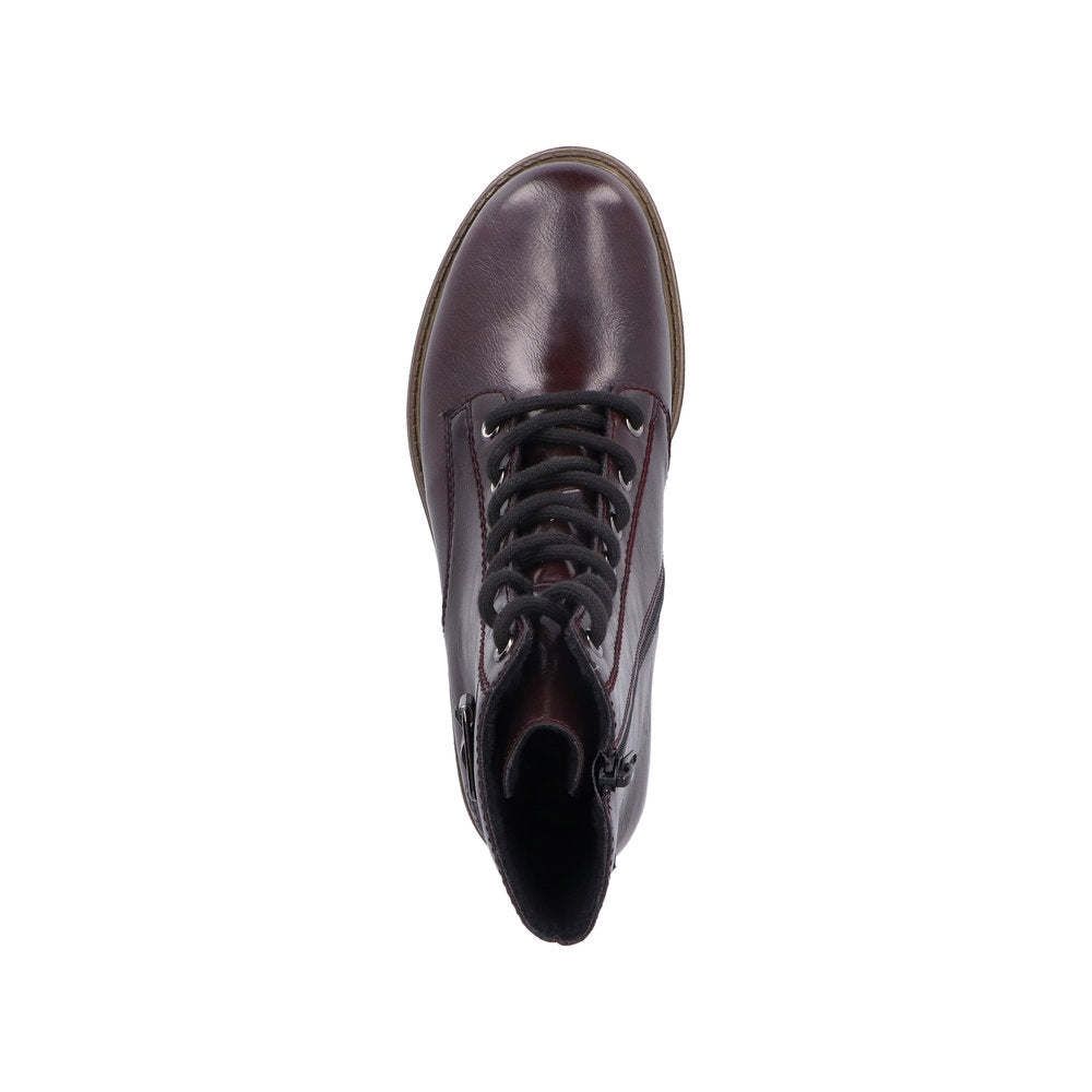 Rieker 74802-35 Black Red Boots