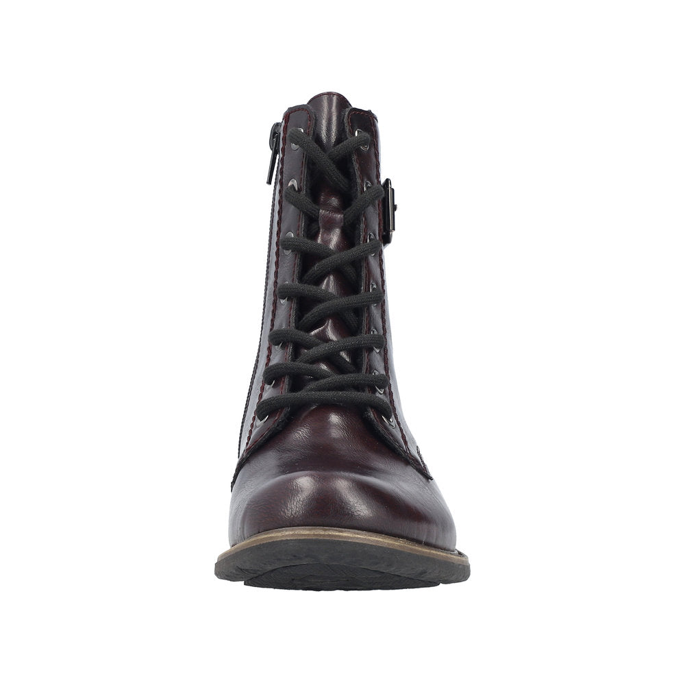 Rieker 74802-35 Black Red Boots