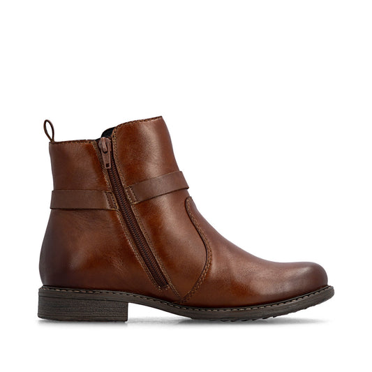 Rieker 74856-22 Brown Mid Height Boots