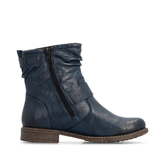 Rieker 74857-14 Blue Mid Height Boots