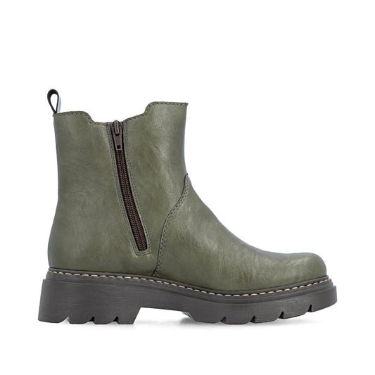 Rieker 76750-54 Green Mid Height Boots