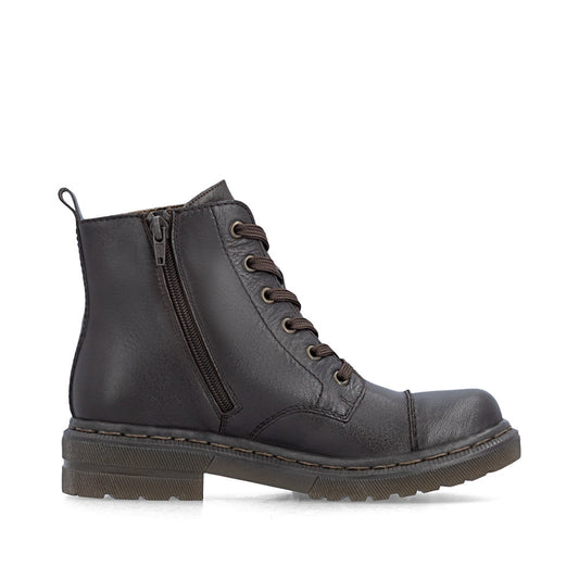 Rieker 78202-25 Brown Mid Height Boots
