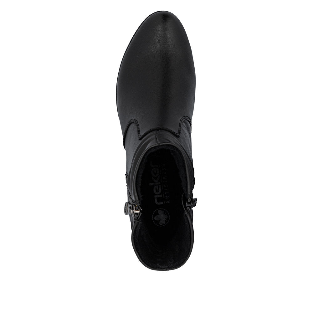 Rieker 78656-00 Black Boots