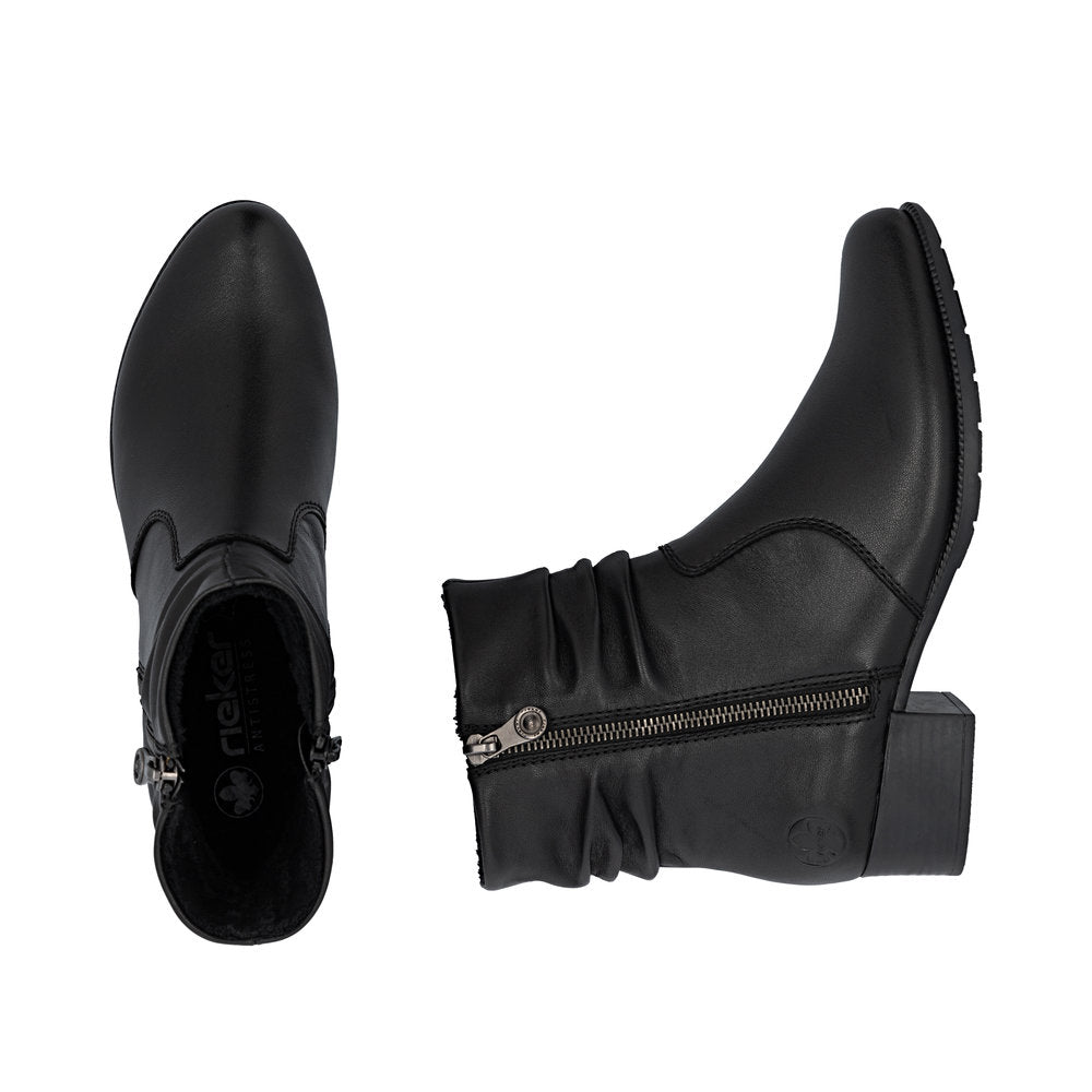 Rieker 78656-00 Black Boots