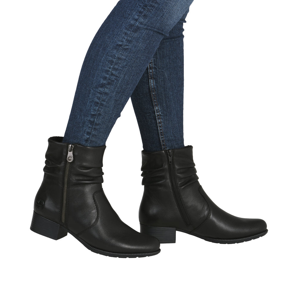 Rieker 78656-00 Black Boots