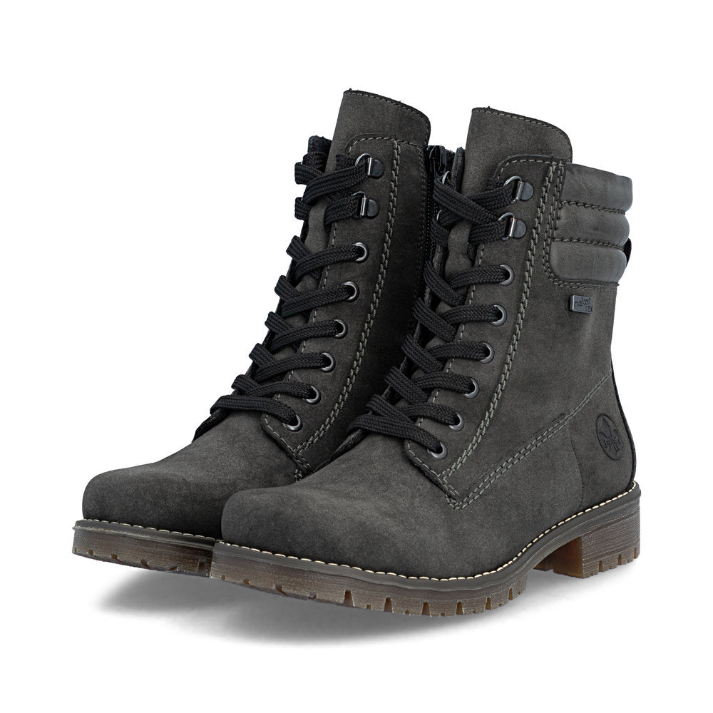 Rieker 79525-45 Grey Mid Height Boots