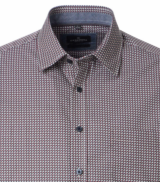 Casa Moda 126132520 400 Garnet Casual Shirt