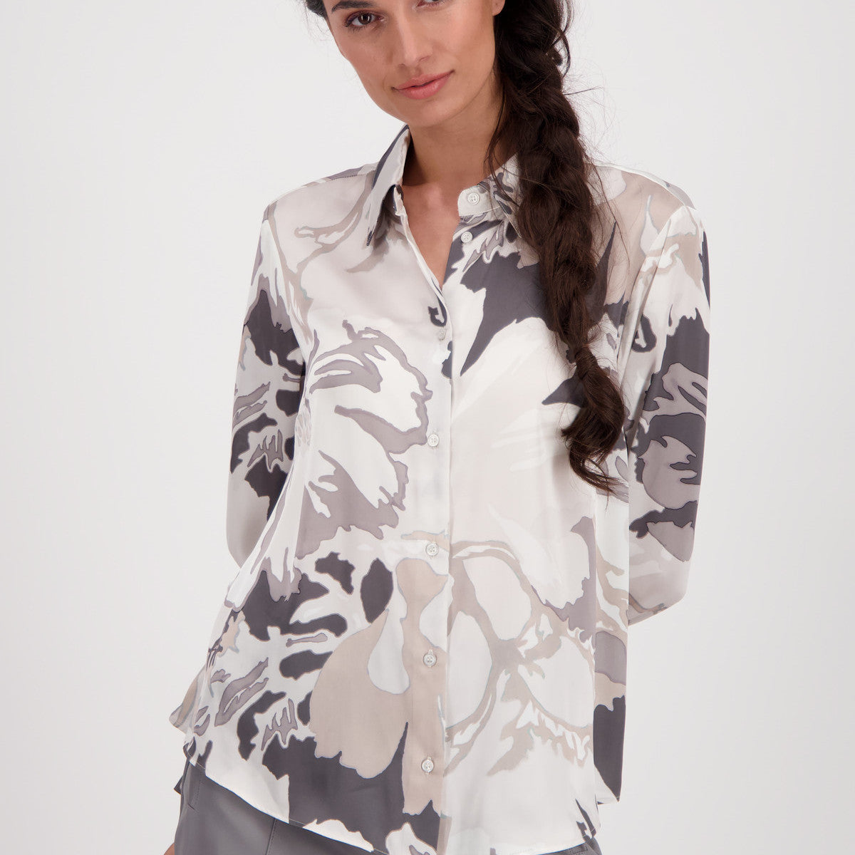 Monari 807039 129 Champagne Pattern Blouse