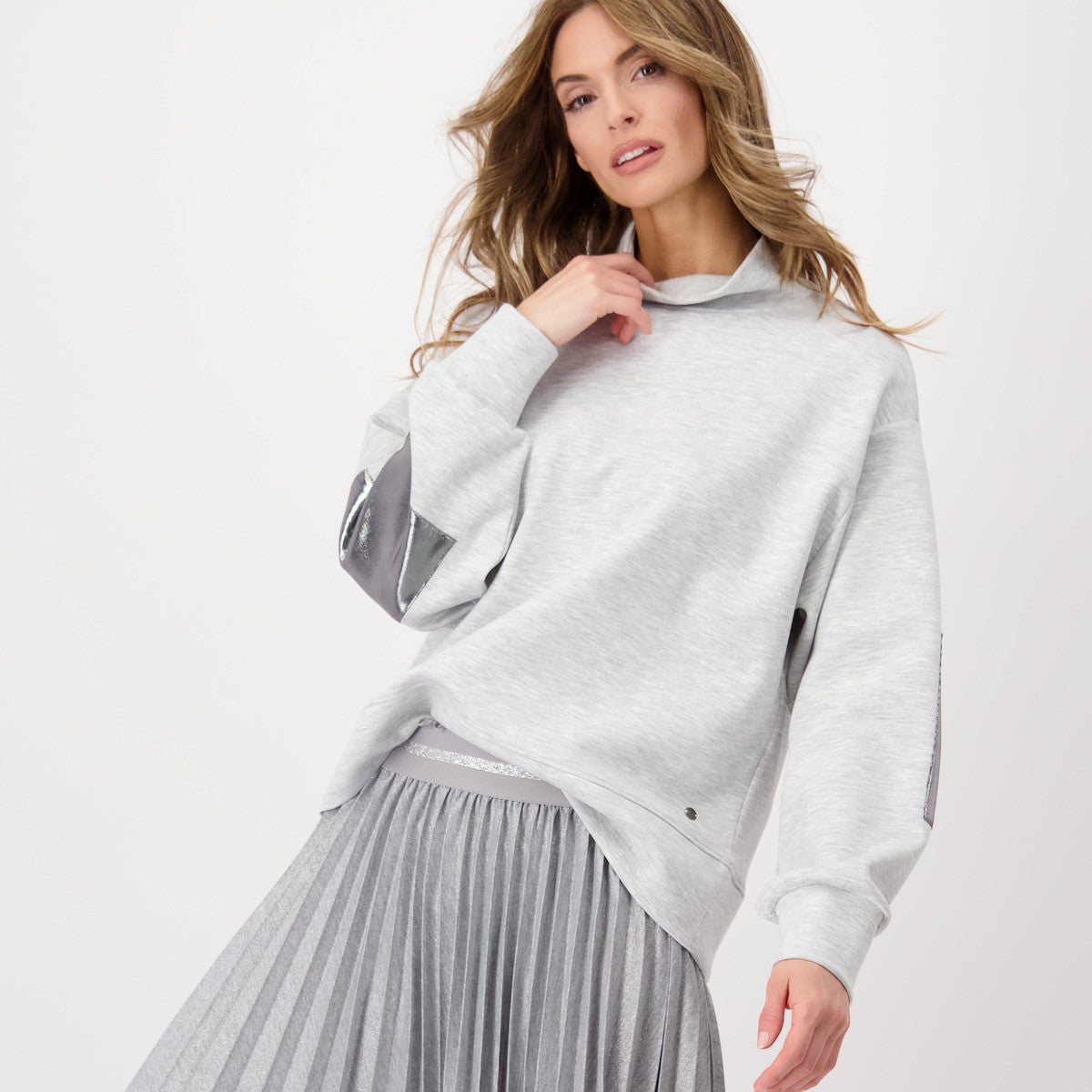Monari 807629 811 Cloud Melange Skirt