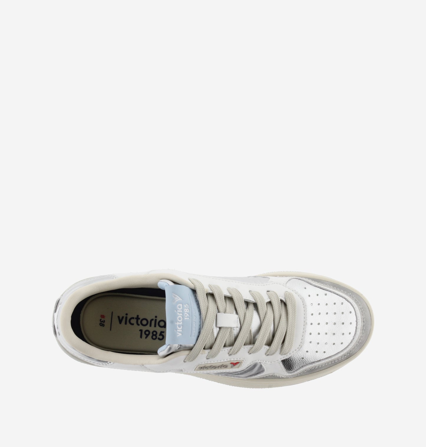 Victoria 8800123 14 C80 - Soft Metal Silver Trainers