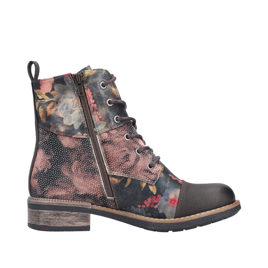 Rieker 94611-91 Multicolor Floral Boots
