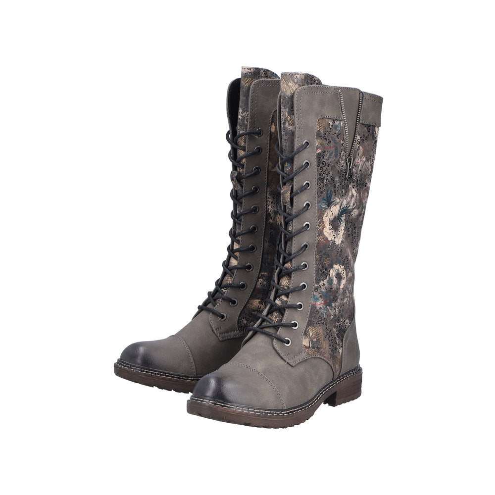 Rieker 94731-90 Smoke Grey Boots