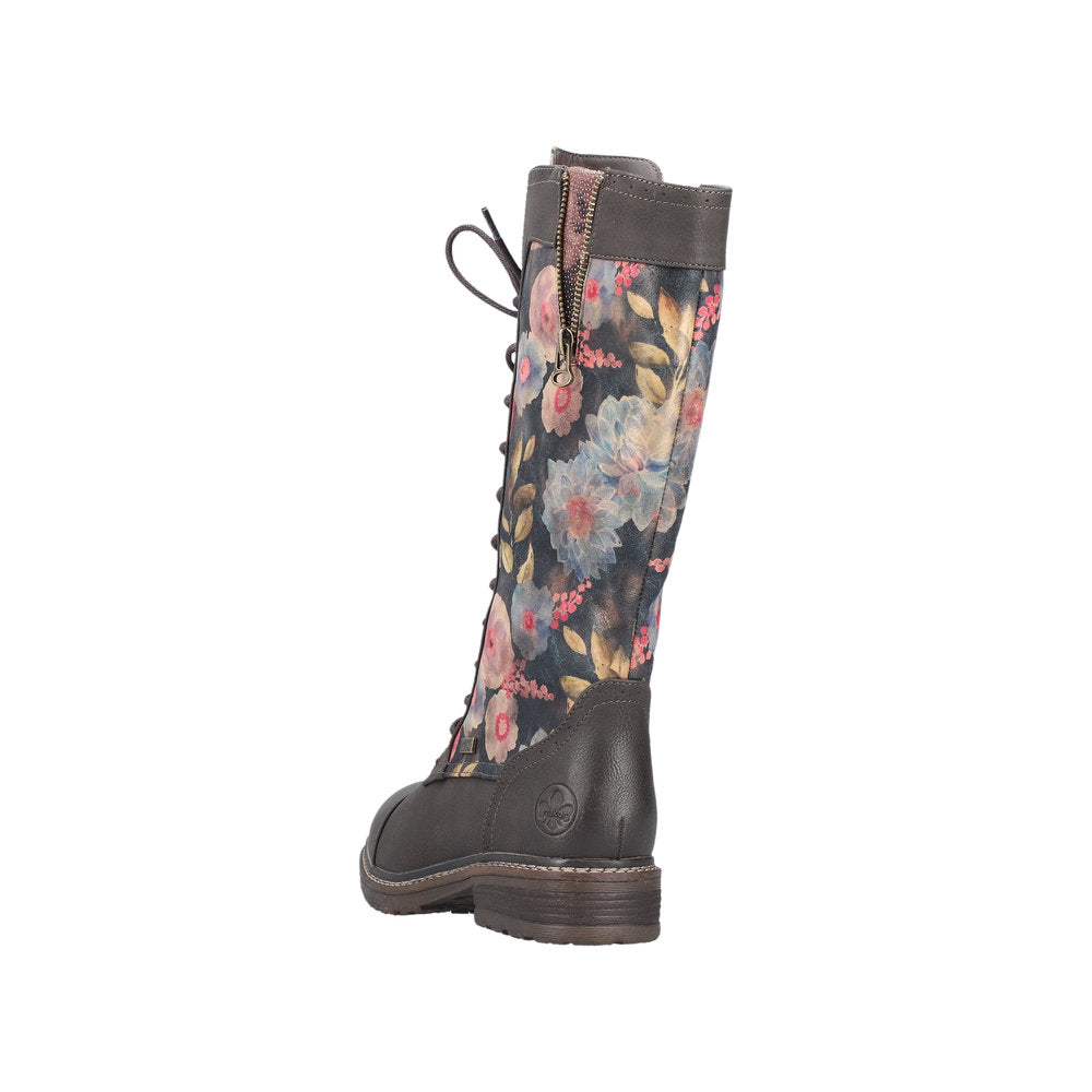 Rieker 94731-91 Multicolor Floral Boots