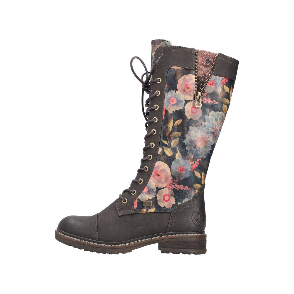 Rieker 94731-91 Multicolor Floral Boots