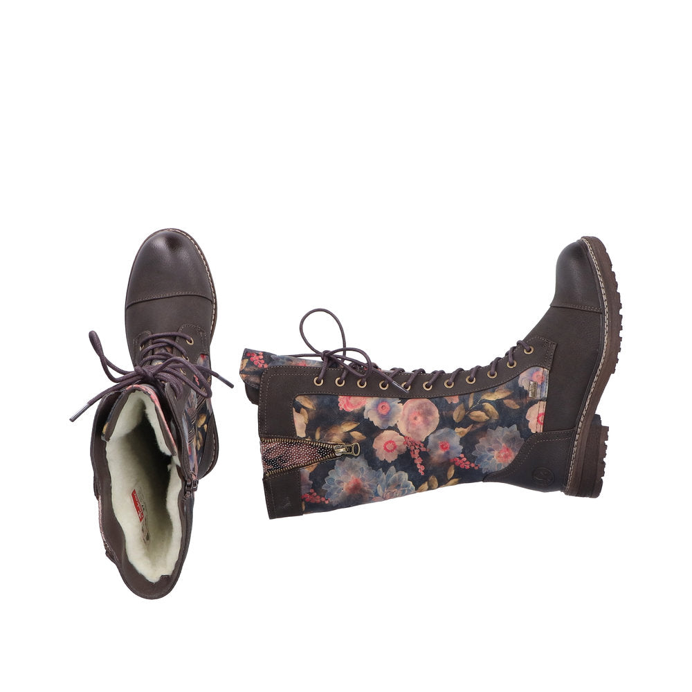 Rieker 94731-91 Multicolor Floral Boots
