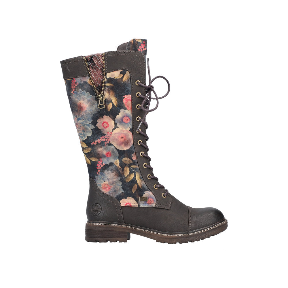 Rieker 94731-91 Multicolor Floral Boots