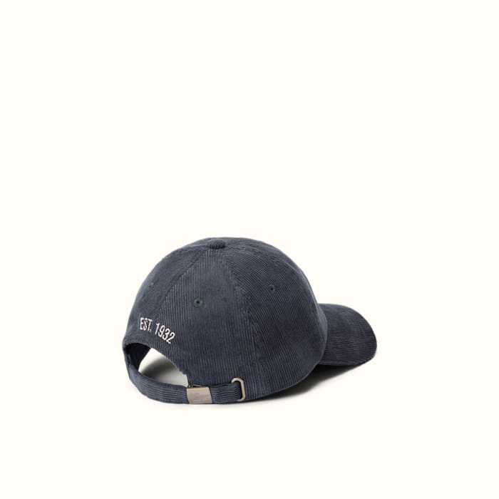 RM Williams Script Longhorn Slate Cord Cap
