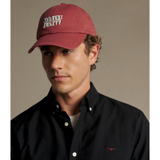 RM Williams Heritage Faded Red Twill Cap