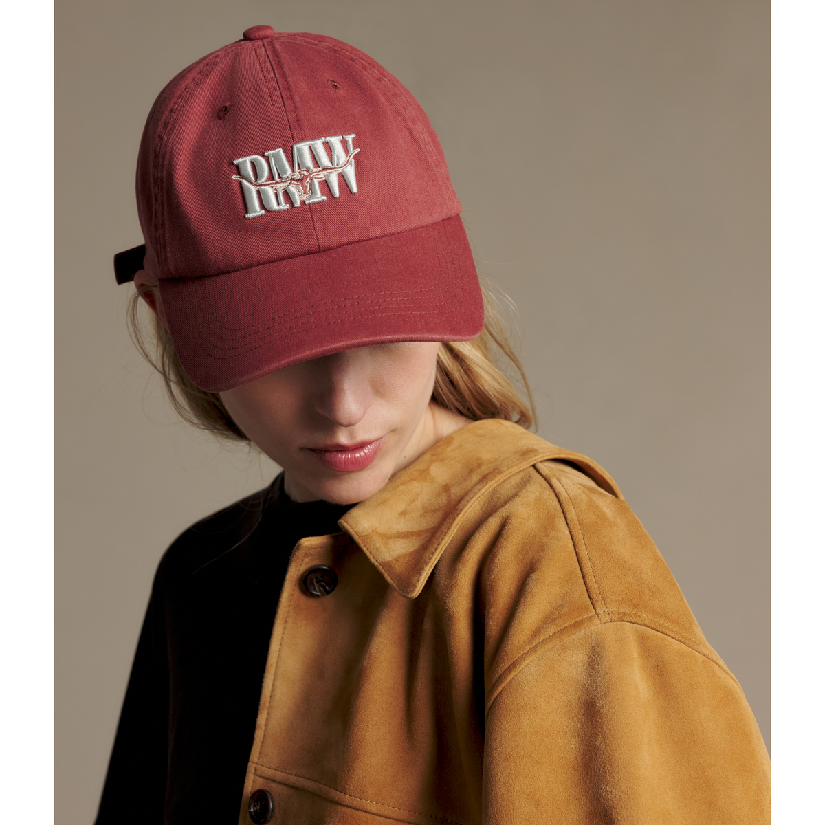 RM Williams Heritage Faded Red Twill Cap