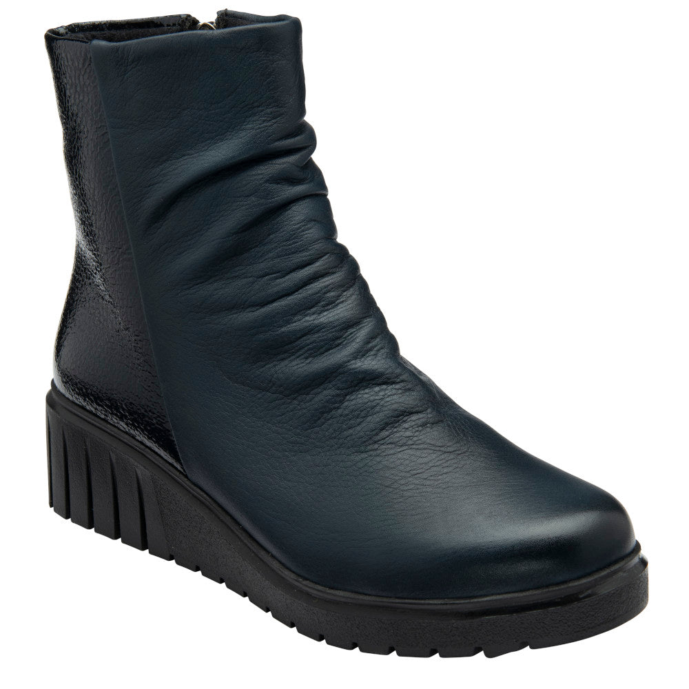 Lotus Adlee Navy Ankle Boots