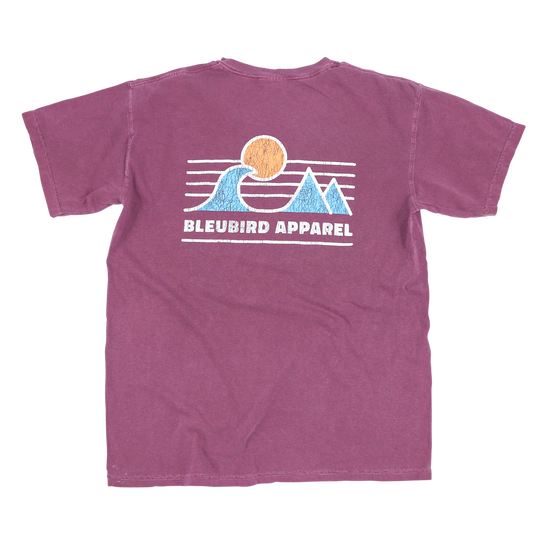 Bleubird Berry Horizon Tee