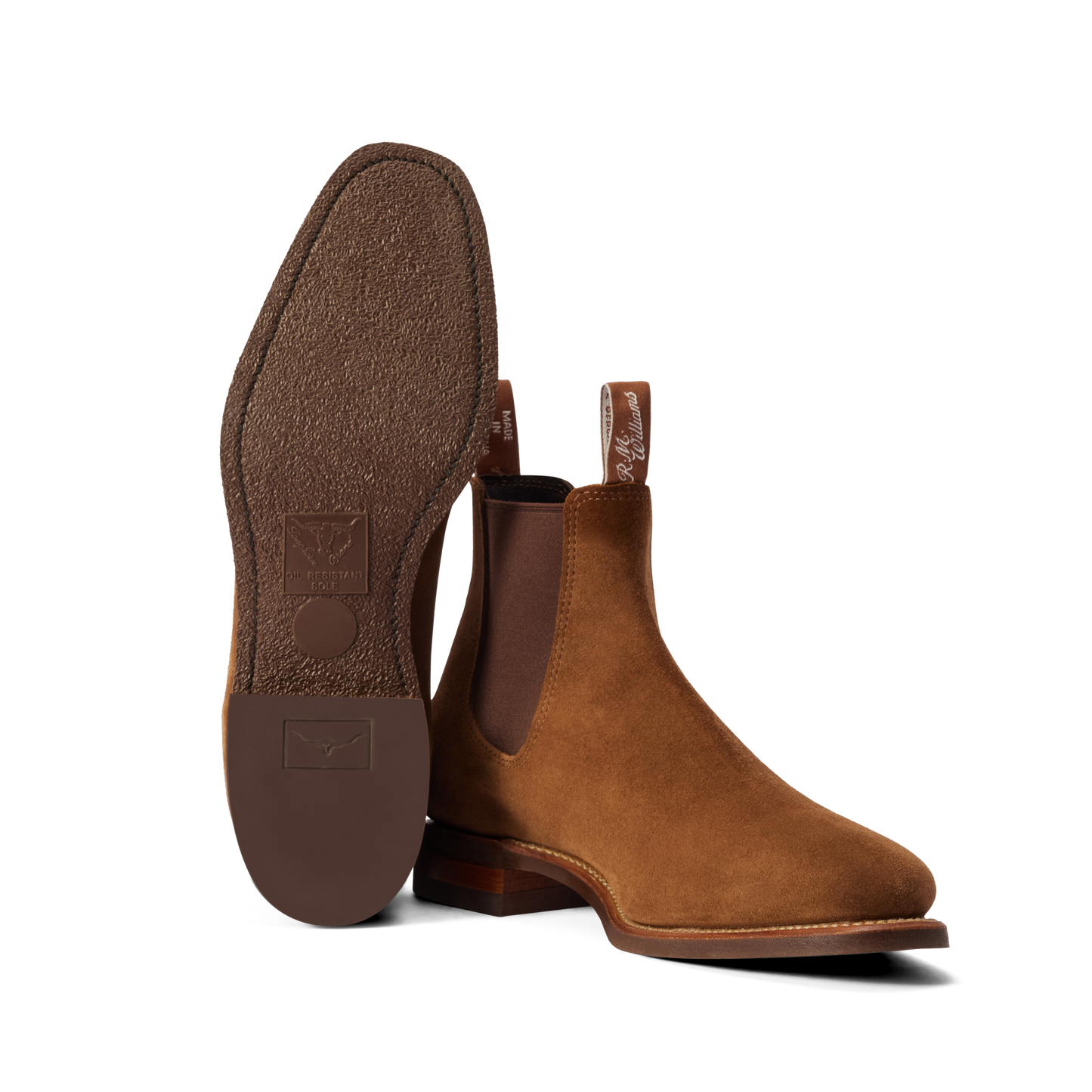 RM Williams Comfort Craftsman Cedar Suede Boots