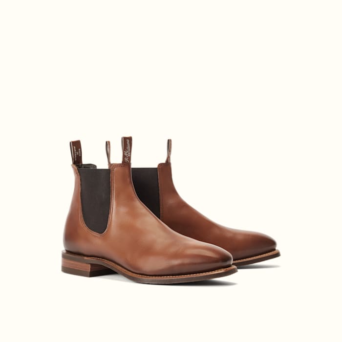 RM Williams Comfort Craftsman Burnished Dark Tan Boots