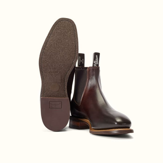 RM Williams Burnished Comfort Craftsman Bordeaux Boots