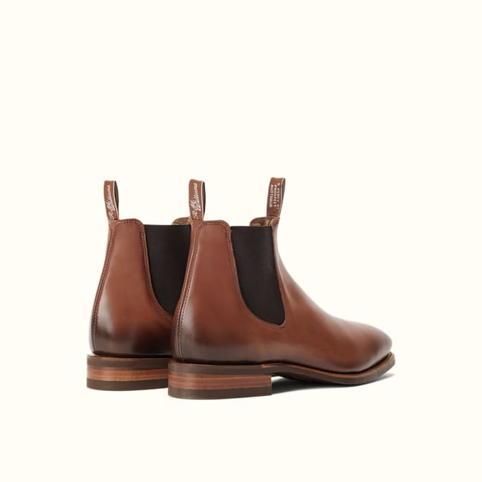 RM Williams Comfort Craftsman Burnished Dark Tan Boots