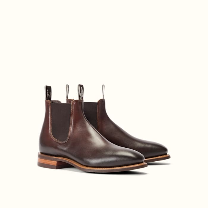 RM Williams Burnished Comfort Craftsman Bordeaux Boots