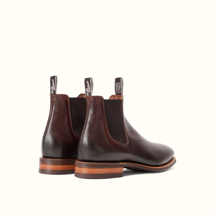 RM Williams Burnished Comfort Craftsman Bordeaux Boots