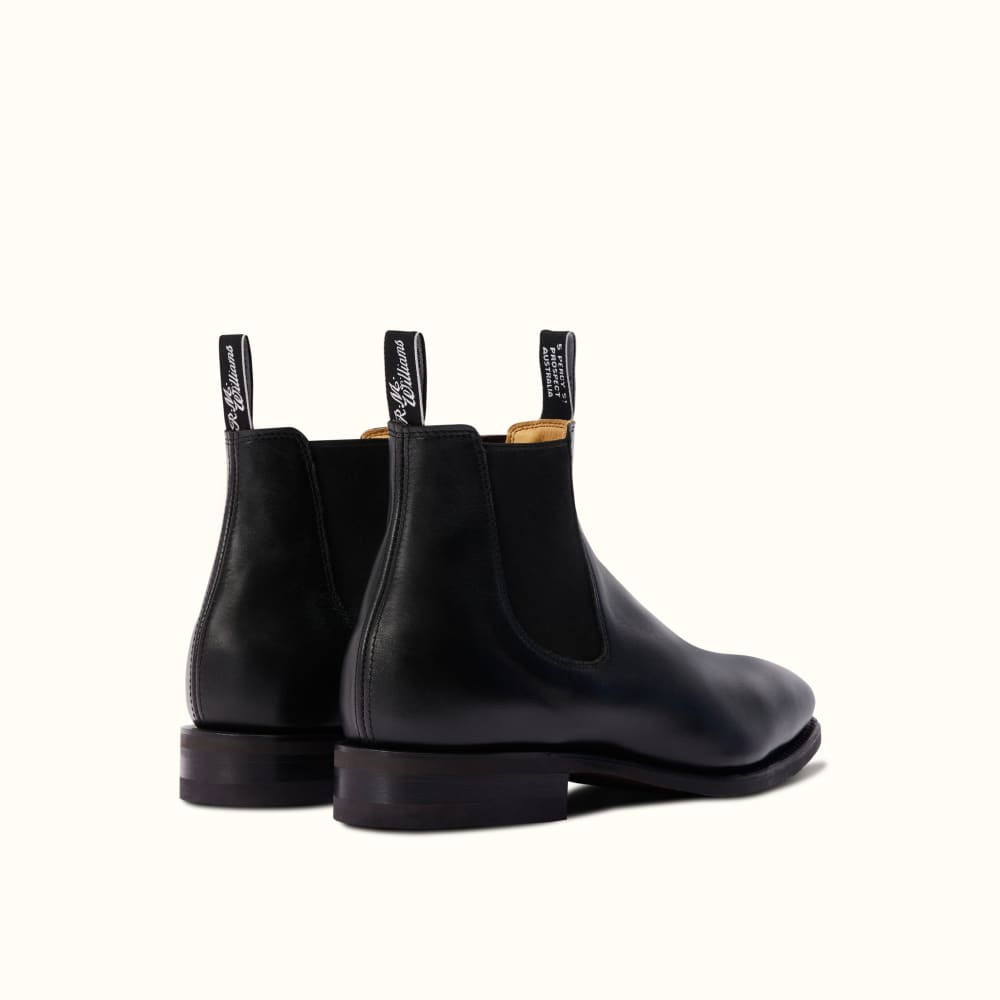 RM Williams Comfort Craftsman Black Boots