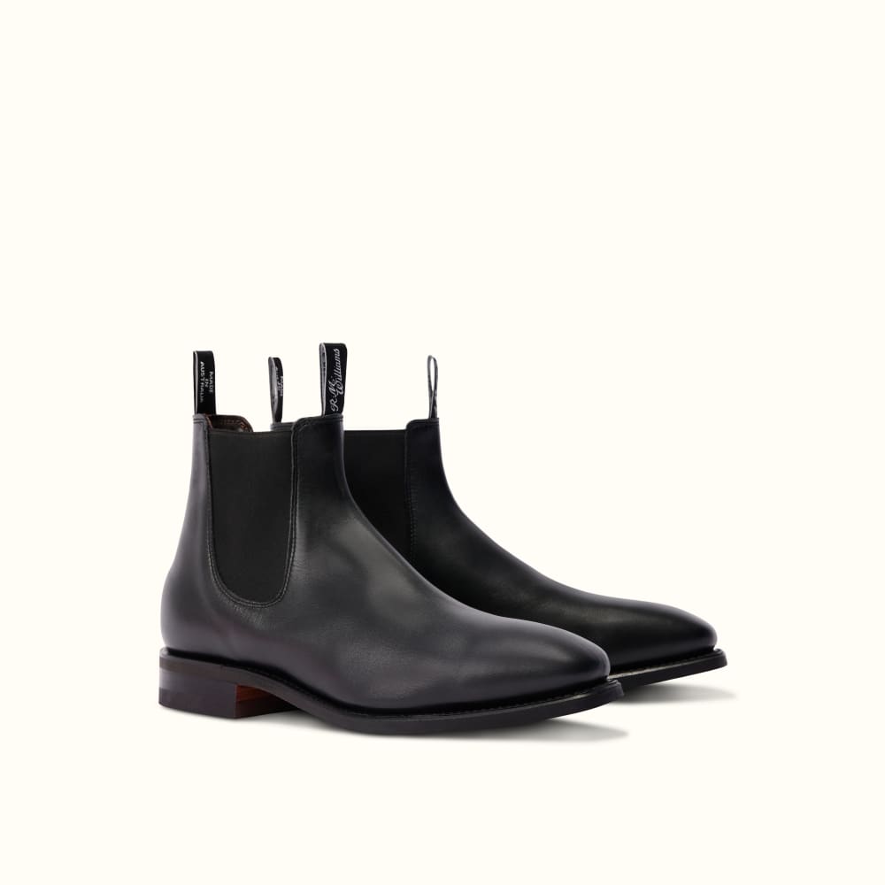 RM Williams Comfort Craftsman Black Boots