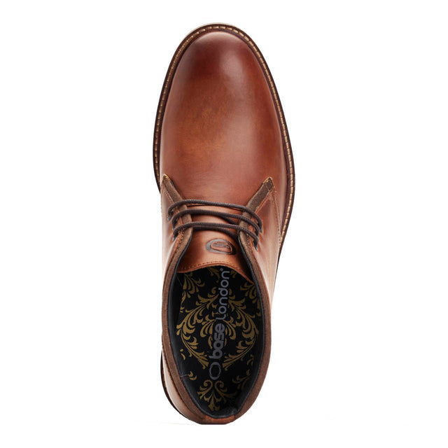 Base London Bartlett Tan Pull Up Chukka Boot