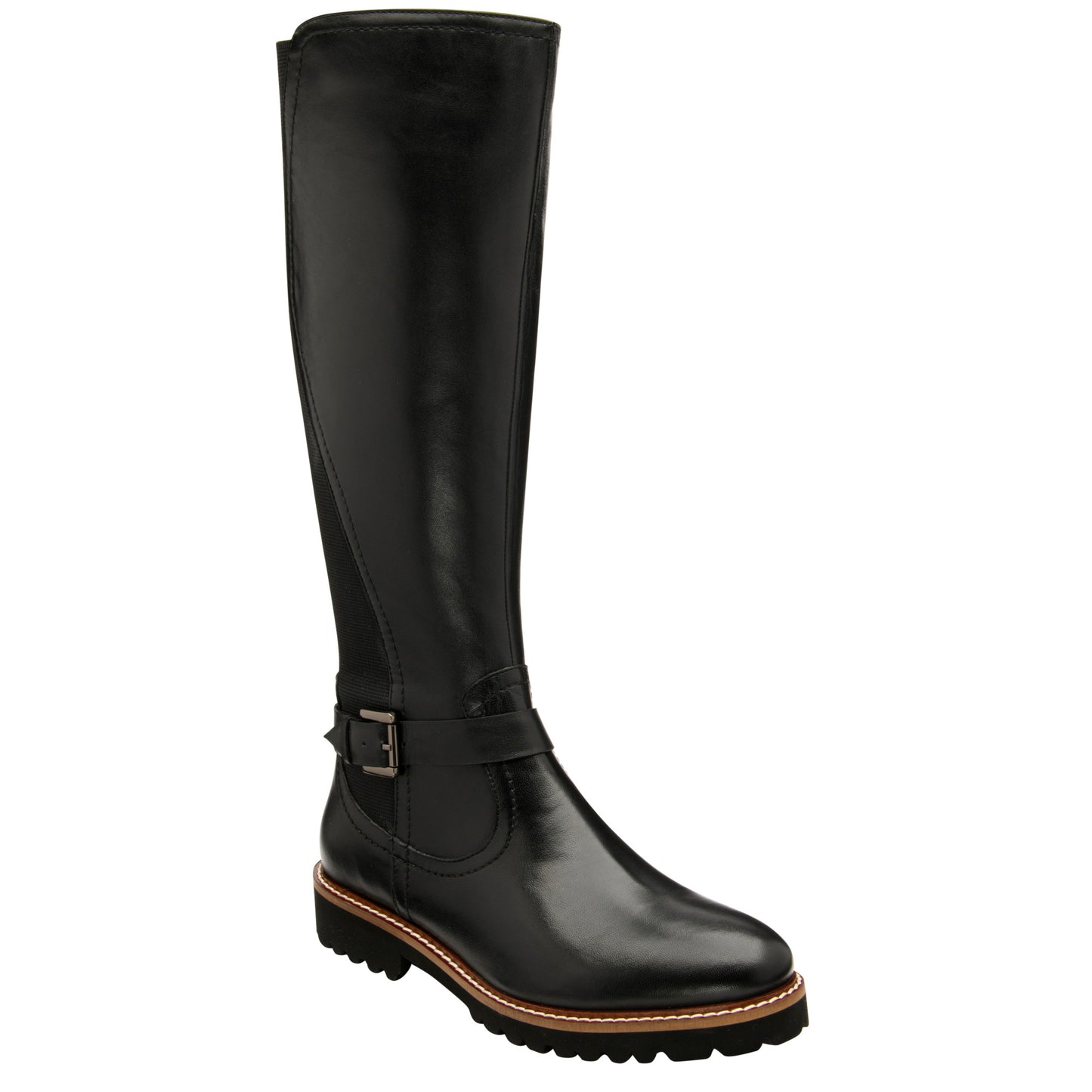 Lotus ULB358 Belvedere Black Leather Boots