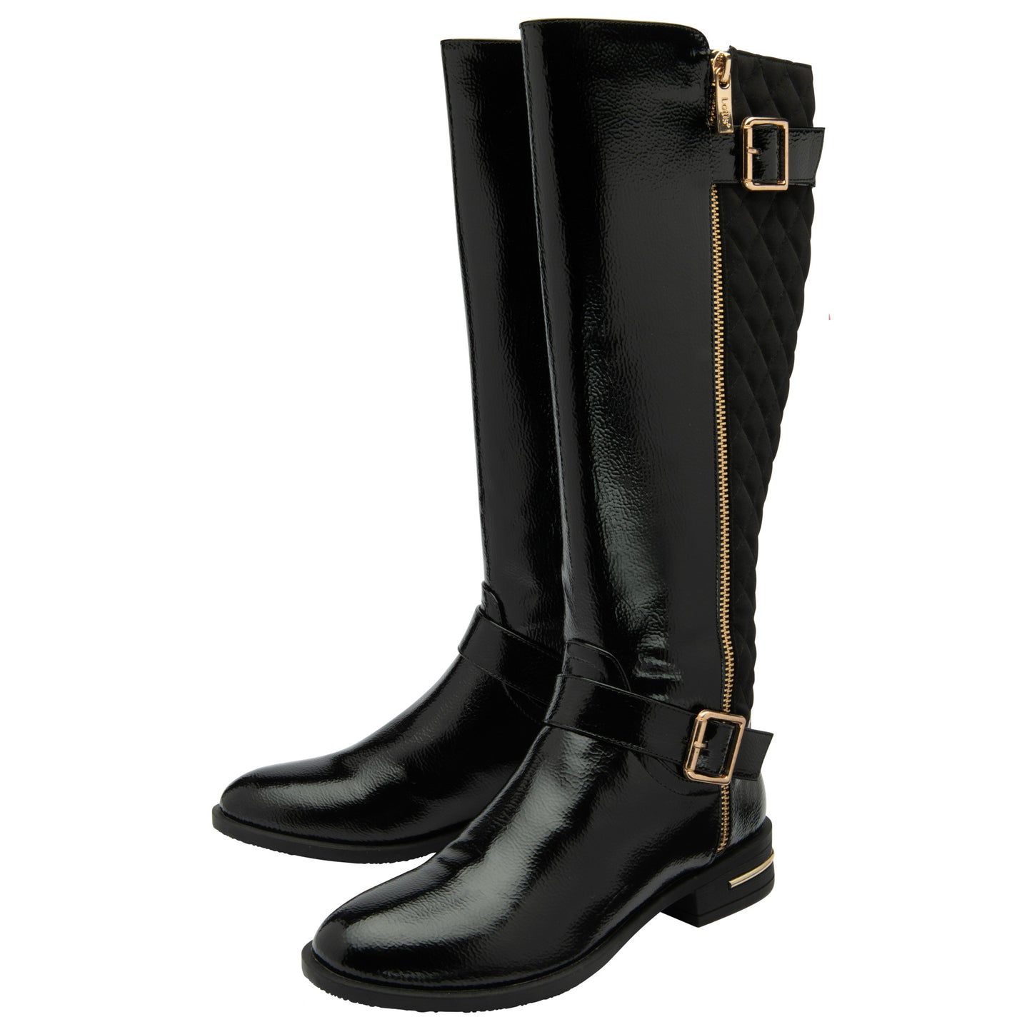 Lotus ULB325 Bessie Black Boots