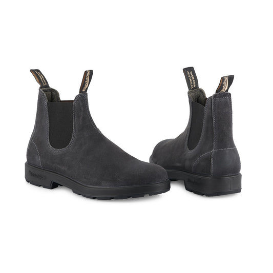 Blundstone 1910 Steel Grey Wax Suede Boots