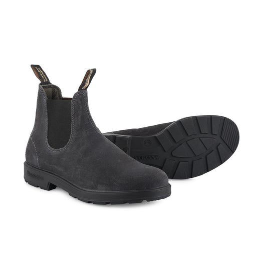Blundstone 1910 Steel Grey Wax Suede Boots
