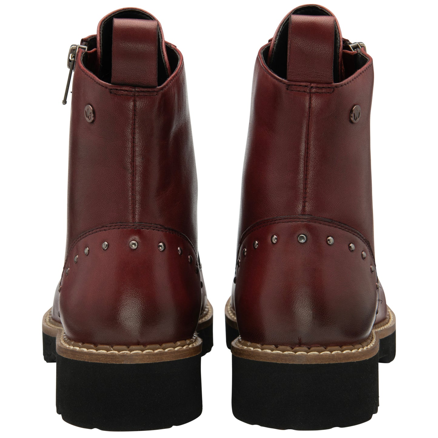 Lotus ULB338 Braxton Dark Red Leather Boots