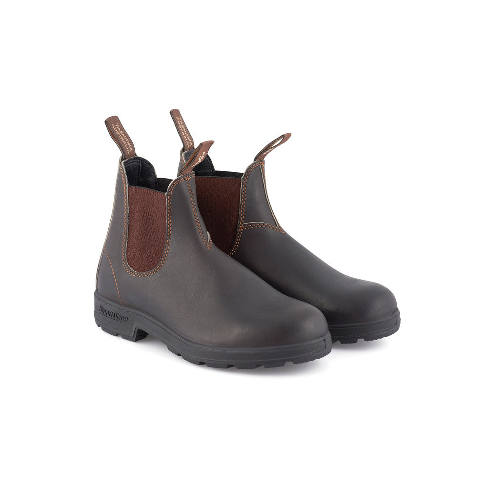 Blundstone 500 Stout Brown Leather Boots