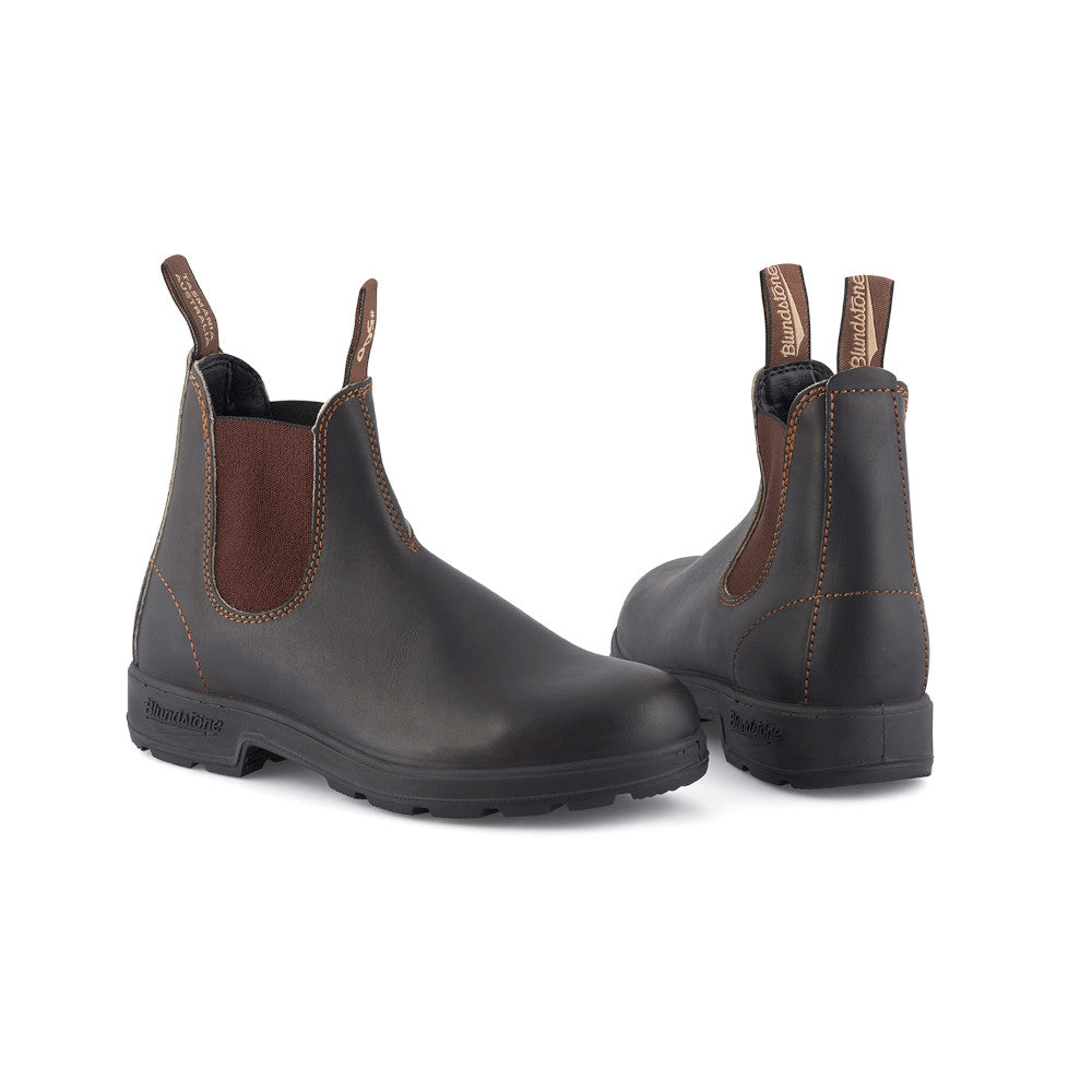 Blundstone 500 Stout Brown Leather Boots