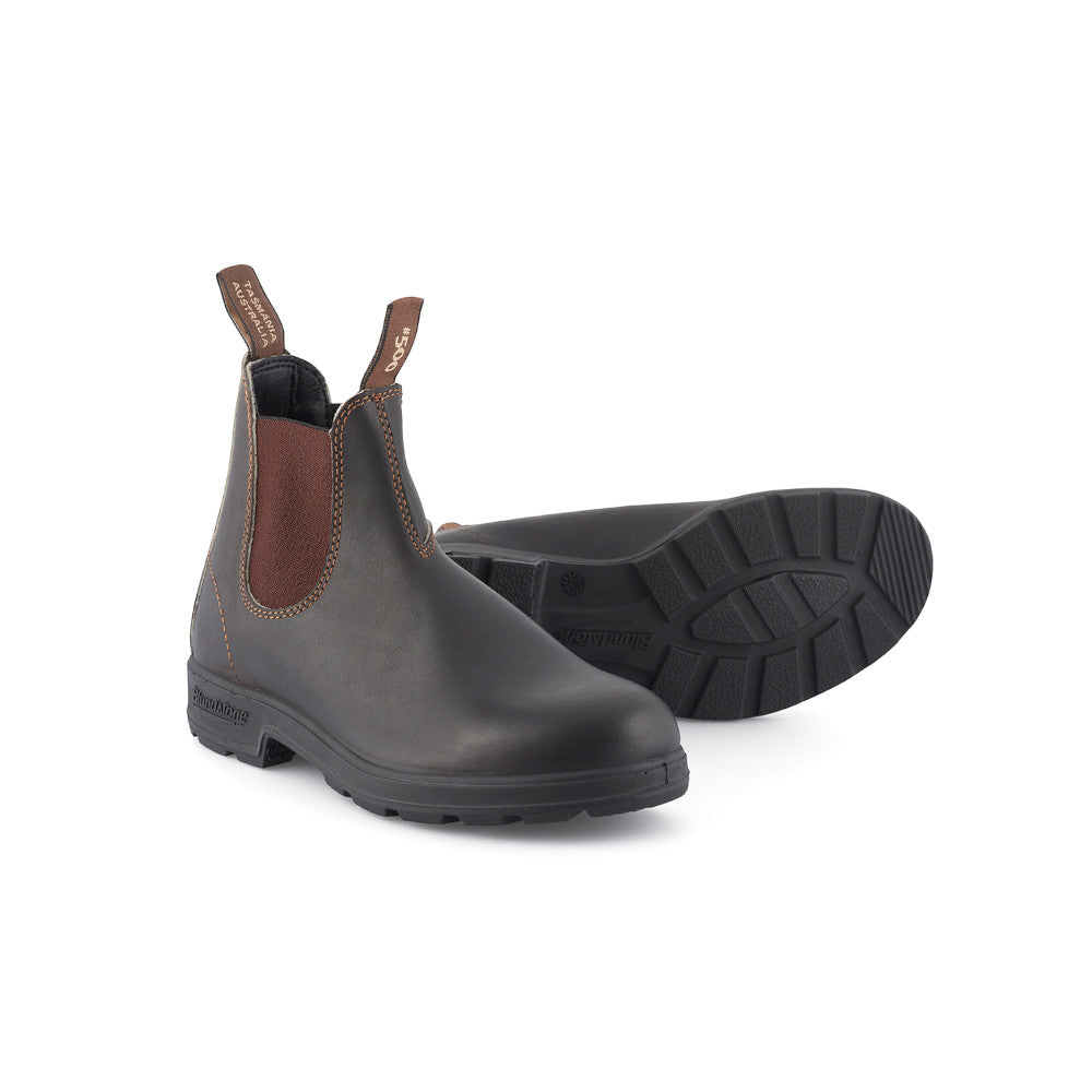 Blundstone 500 Stout Brown Leather Boots
