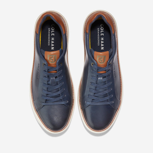 Cole Haan GrandPro Topspin Navy Blazer Leather / Ivory Sneakers