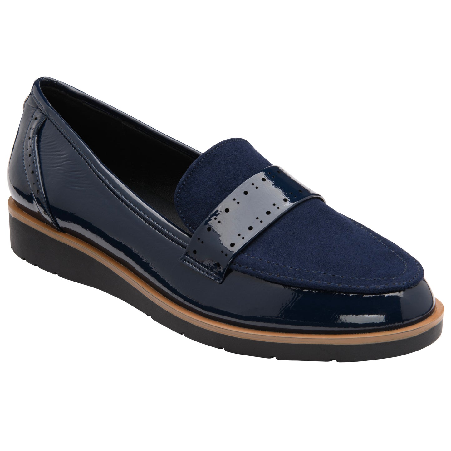 Lotus ULS423 Cambridge Navy Casual Shoes