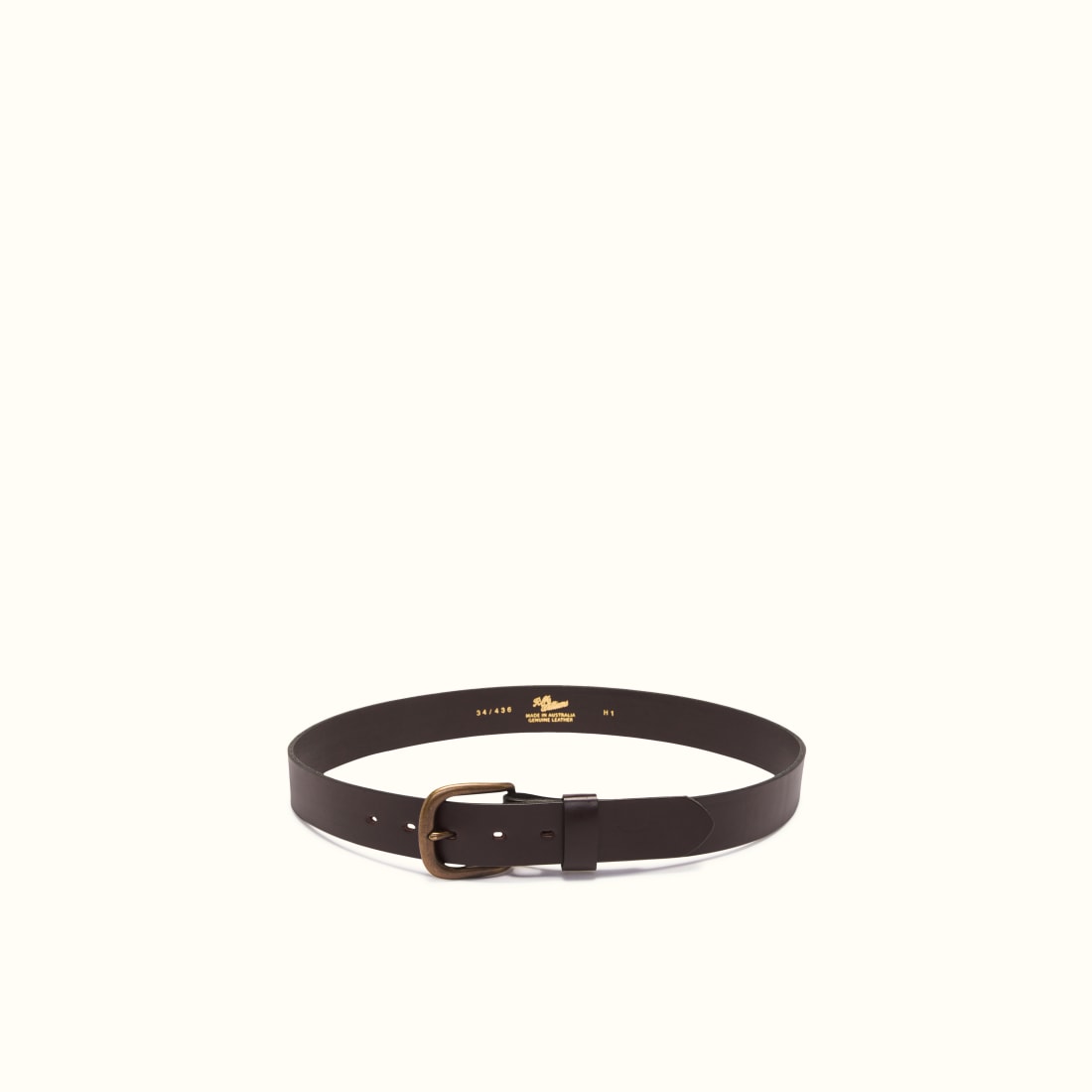 RM Williams Traditonal Belt Chestnut Cowhide Leather Belt