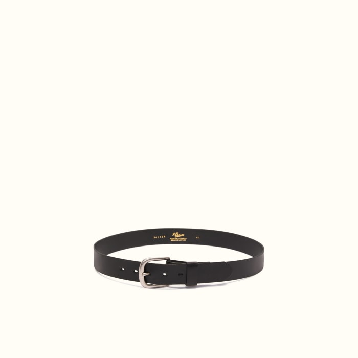 RM Williams Traditional Cowhide Leather Black Belt
