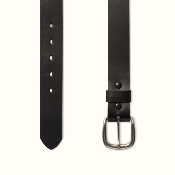 RM Williams Traditional Cowhide Leather Black Belt