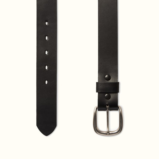 RM Williams Traditional Cowhide Leather Black Belt