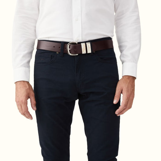 RM Williams Drover Chestnut Belt