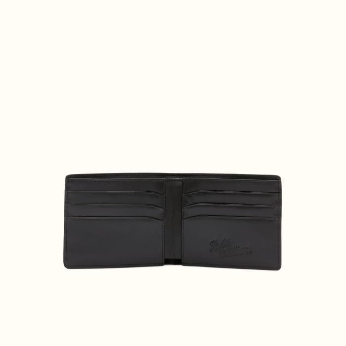 RM Williams R.M.W. City Slim Black Bi-Fold Wallet